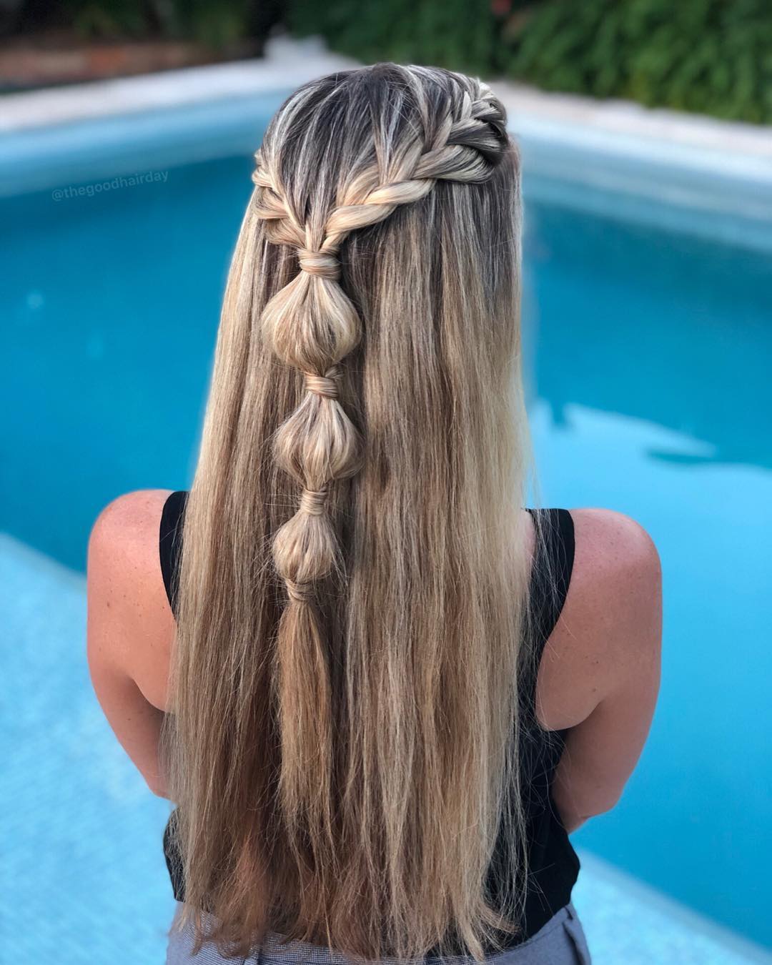 Bubble Braid Hairstyle 