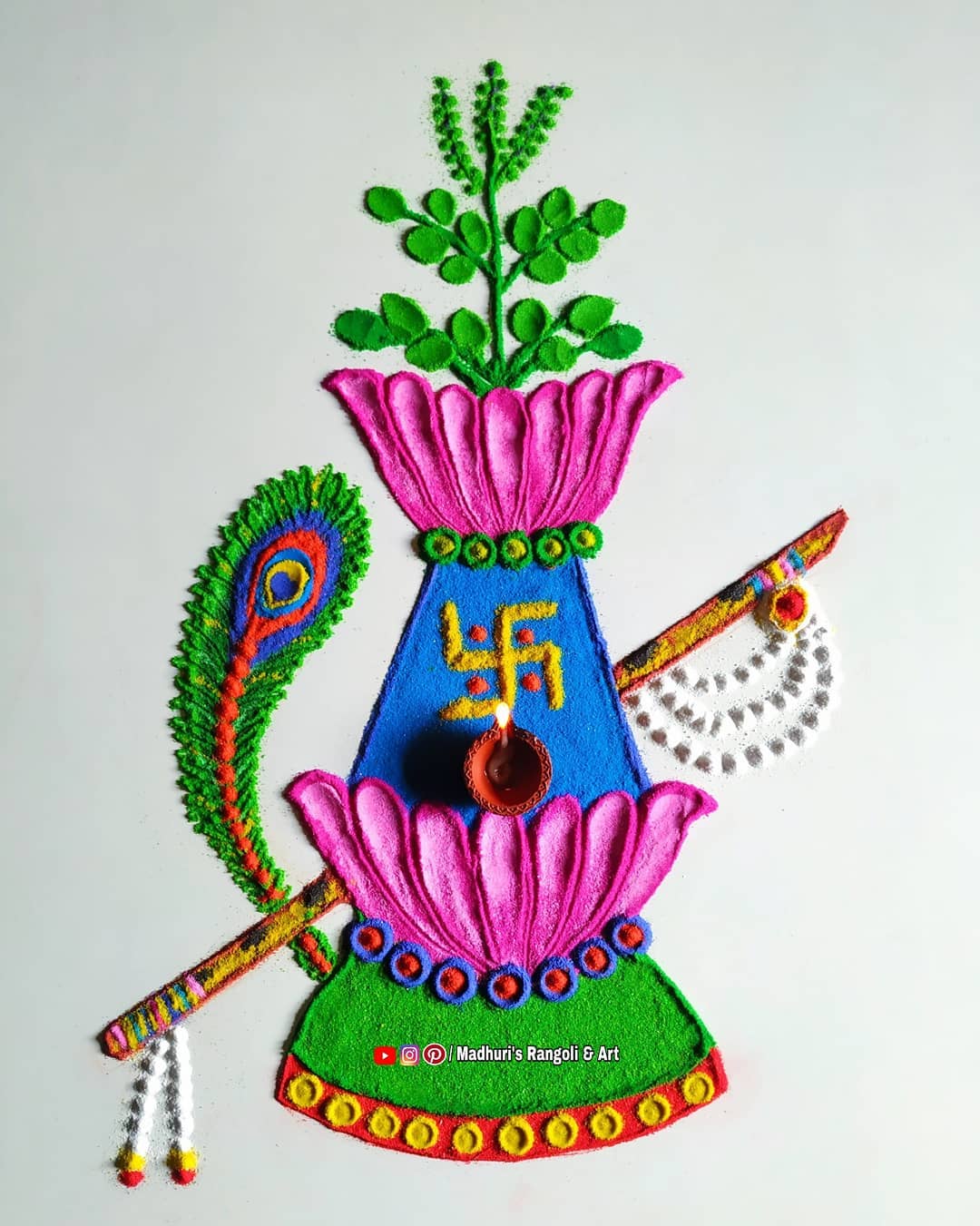 20+ Tulsi Vivah Rangoli Designs That Will Leave You In Awe - Tikli