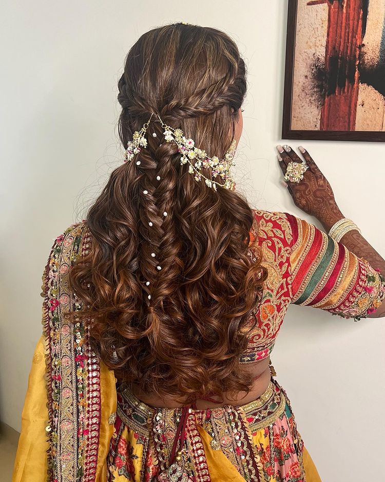 40 Modern Hairstyles For Lehenga: Must Try This Wedding Season