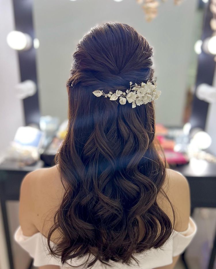 5 juda hairstyle for lehenga || bridal hairstyle || wedding hairstyle ||  easy hairstyle || hairstyle - YouTube