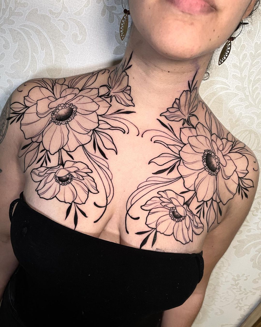 76 Amazing and Glorious Rose Tattoos Ideas and Design for Chest - Psycho  Tats