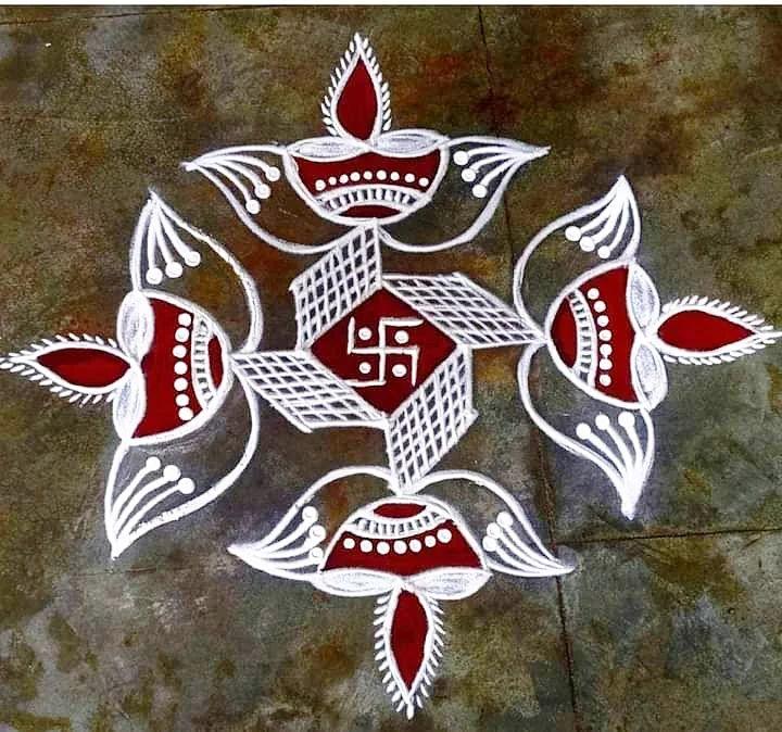 rangoli design for diwali 