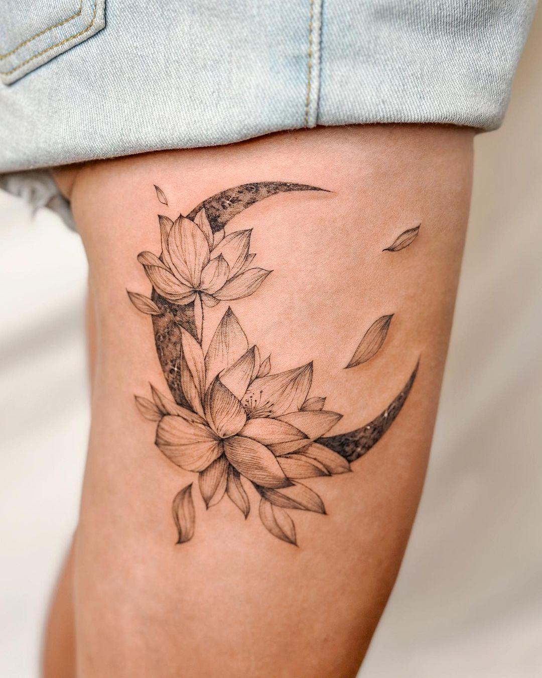 Lotus Tattoo Idea 